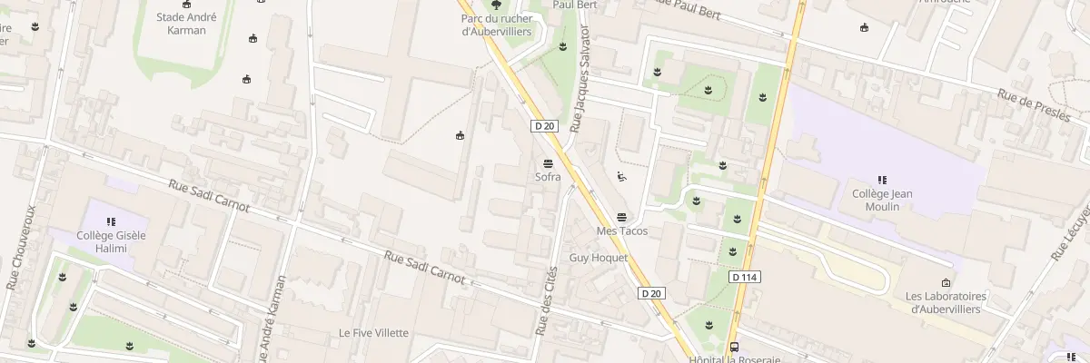 Plan du 91 Rue Jacques Salvator à Aubervilliers