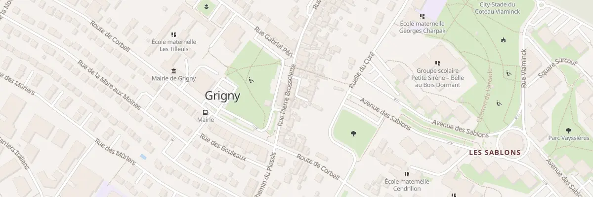 Plan du 101T Rue Pierre Brossolette à Grigny