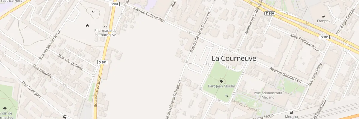 Plan du 47 Rue du Général Schramm à La Courneuve