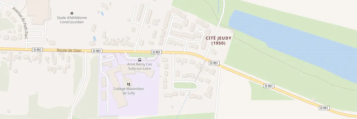 Plan du 30 Rte de Gien à Sully-sur-Loire