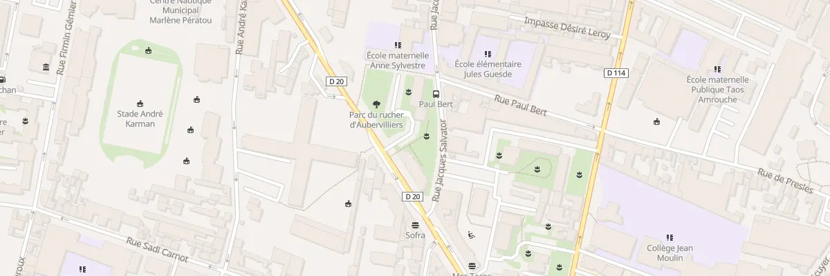 Plan du 95 Rue Jacques Salvator à Aubervilliers
