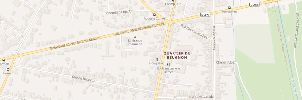 Plan du 24 Av de St Amand à Bourges