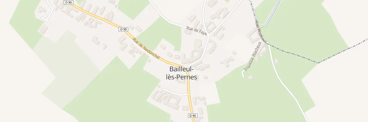 Plan du 1 Pl Joseph Darras à Bailleul-lès-Pernes
