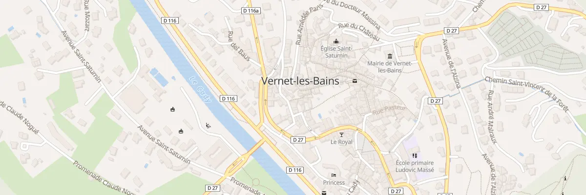 Plan du 4 Rue des Soixante Degres à Vernet-les-Bains