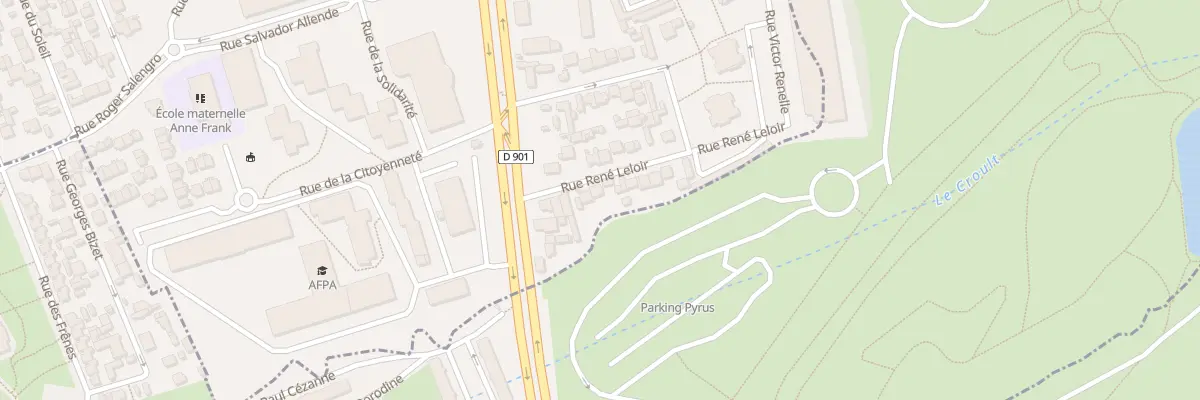 Plan du 10 Rue René Leloir à Stains