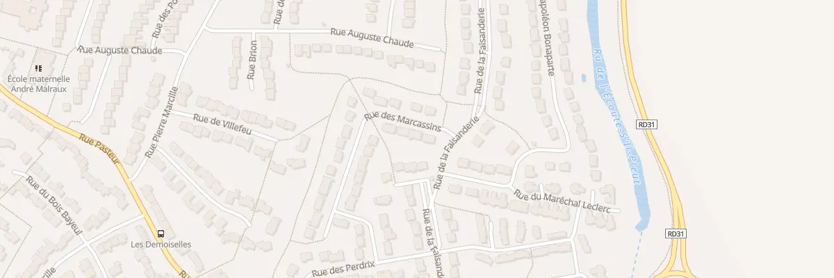 Plan du 26 Rue des Marcassins à Bondoufle