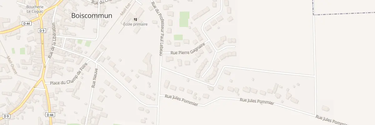 Plan du 6 Rue Pierre Gagnaire à Boiscommun