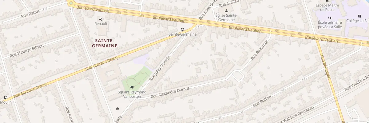 Plan du 182 Rue Jules Guesde à Coudekerque-Branche