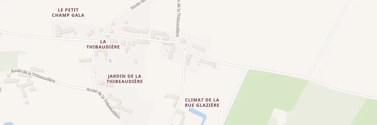 Plan du 4 Rue Jardin de la Thibeaudiere à Montbarrois