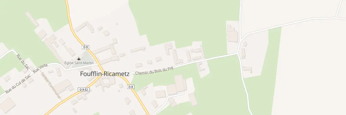 Plan du 343 Che du Bois du Pré à Foufflin-Ricametz