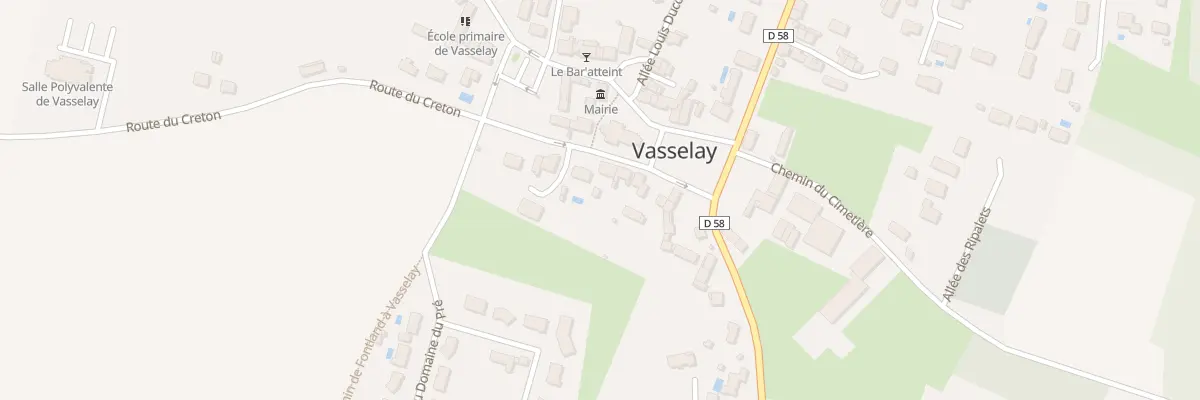 Plan du 4 Pl de l’Eglise à Vasselay