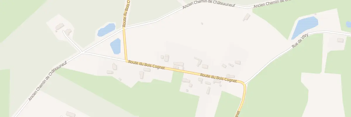 Plan de Rte du Bois-cognet à Châtenoy