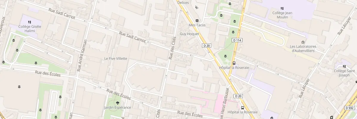 Plan du 80 Rue Jacques Salvator à Aubervilliers