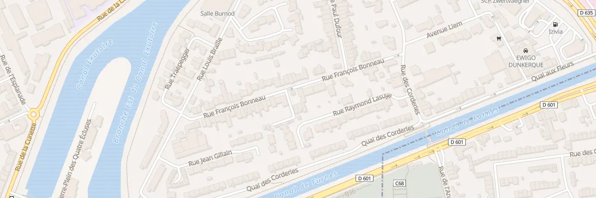 Plan du 37 Rue François Bonneau à Dunkerque