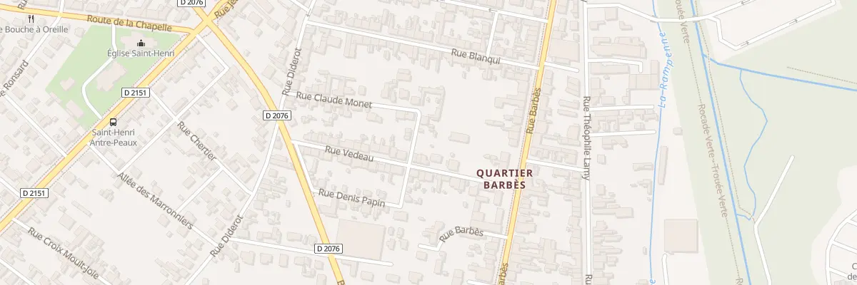 Plan du 10 Rue Védeau à Bourges