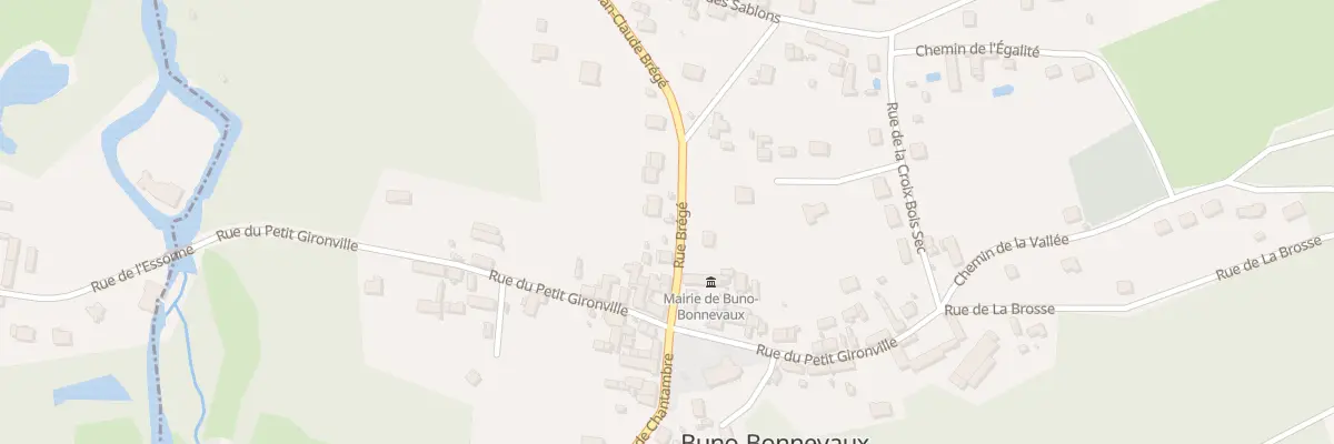 Plan du 9 Rue Jean-claude Brégé à Buno-Bonnevaux