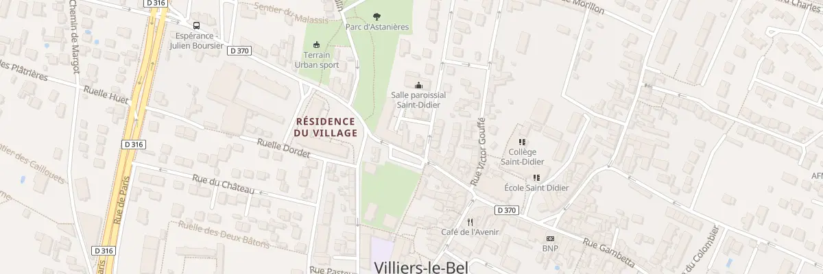 Plan du 41 Rue Julien Boursier à Villiers-le-Bel