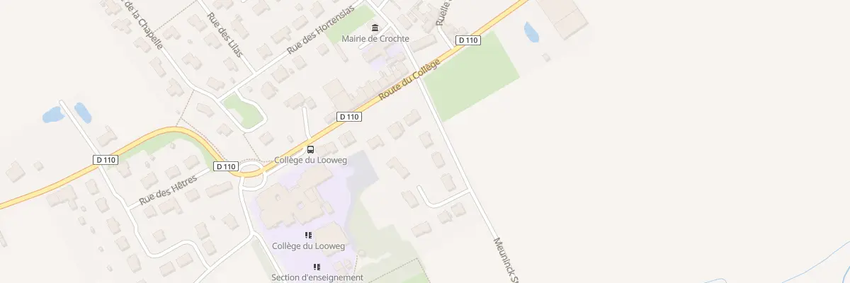 Plan du 10 Rue Meuninck Straete à Crochte
