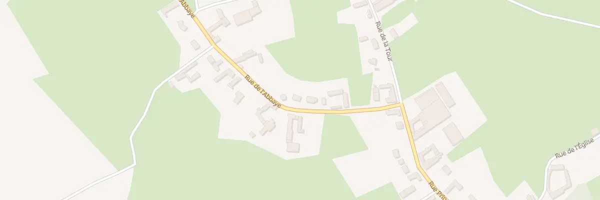 Plan du 14 Rue de l’Abbaye à Ivergny