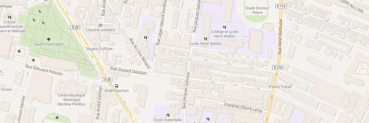 Plan du 129 Rue Jacques Salvator à Aubervilliers