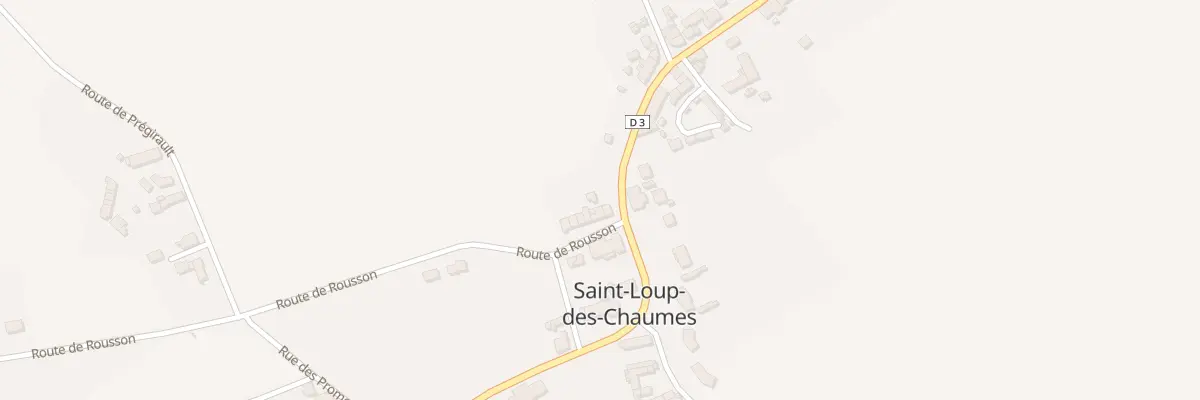 Plan du 1 Rte de Coudron à Saint-Loup-des-Chaumes