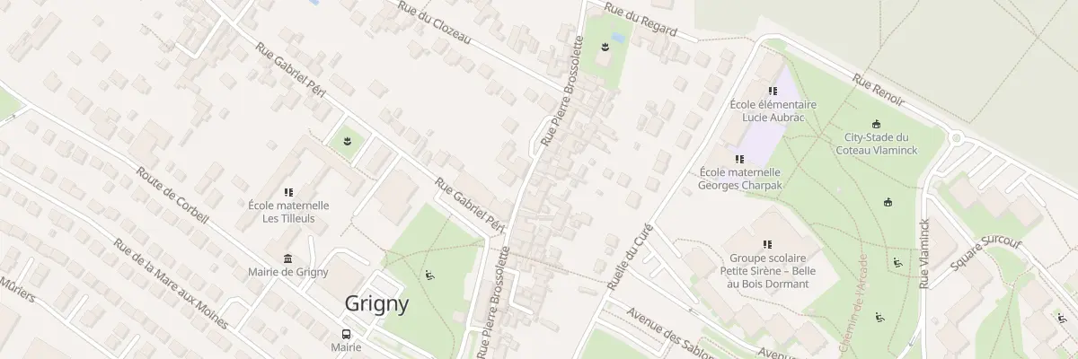 Plan du 73 Rue Pierre Brossolette à Grigny