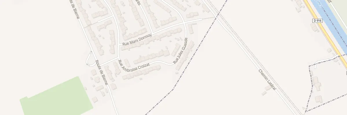 Plan du 26 Rue Jules Guesde à Cappelle-la-Grande