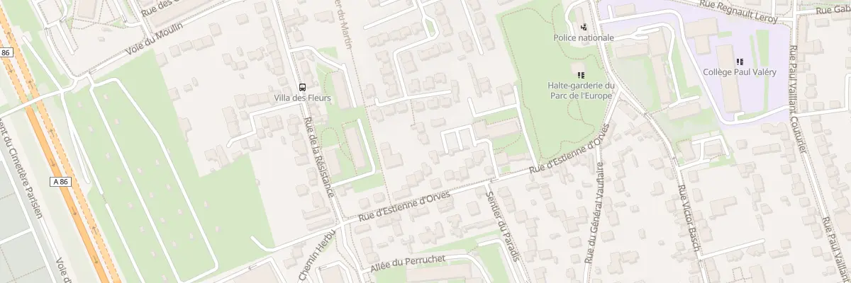 Plan du 16B Rue Estienne d’Orves à Thiais