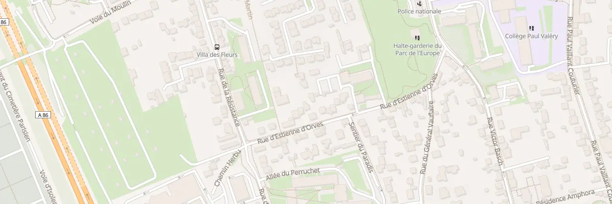 Plan du 30B Rue Estienne d’Orves à Thiais