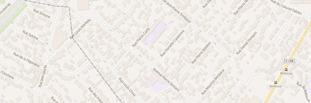 Plan du 40 Rue Daniele Casanova à Garges-lès-Gonesse