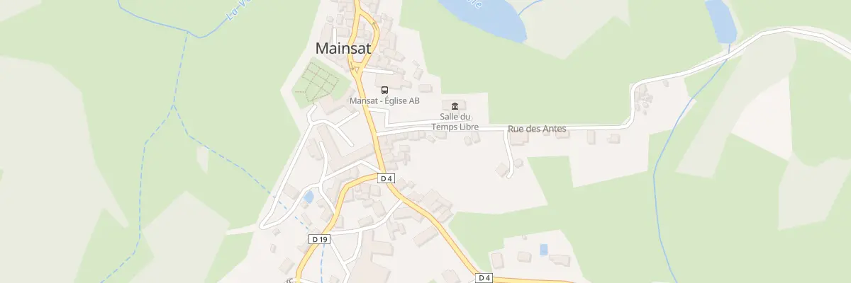 Plan du 12 Rue des Antes à Mainsat
