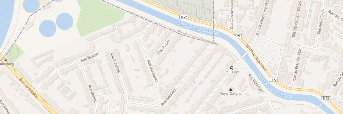 Plan du 16 Rue Auber à Coudekerque-Branche