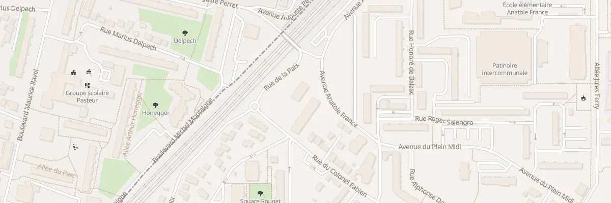 Plan du 36 Rue Colonel Fabien à Garges-lès-Gonesse