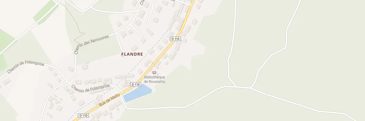 Plan du 25 Rue de Mello à Rousseloy