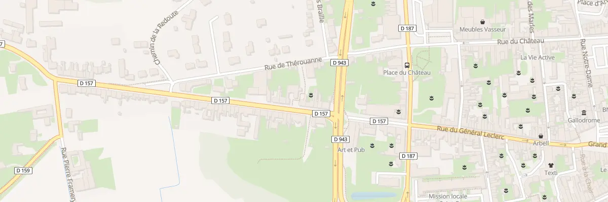 Plan du 16 Rue Alsace Lorraine à Aire-sur-la-Lys