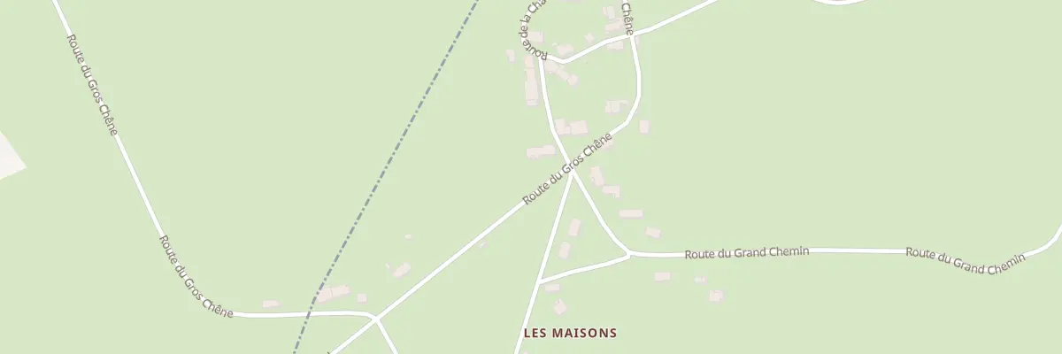 Plan du 300 Rte du Gros Chêne à Nozières