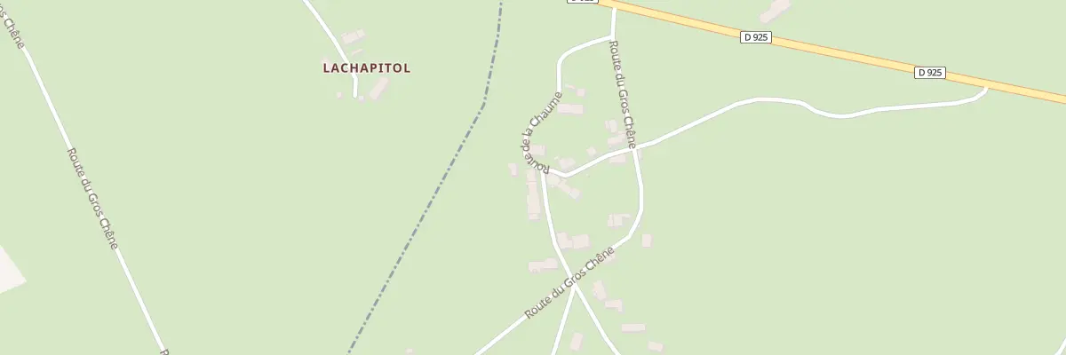 Plan du 99 Rte de la Chaume à Nozières