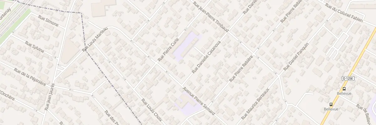 Plan du 38 Rue Daniele Casanova à Garges-lès-Gonesse
