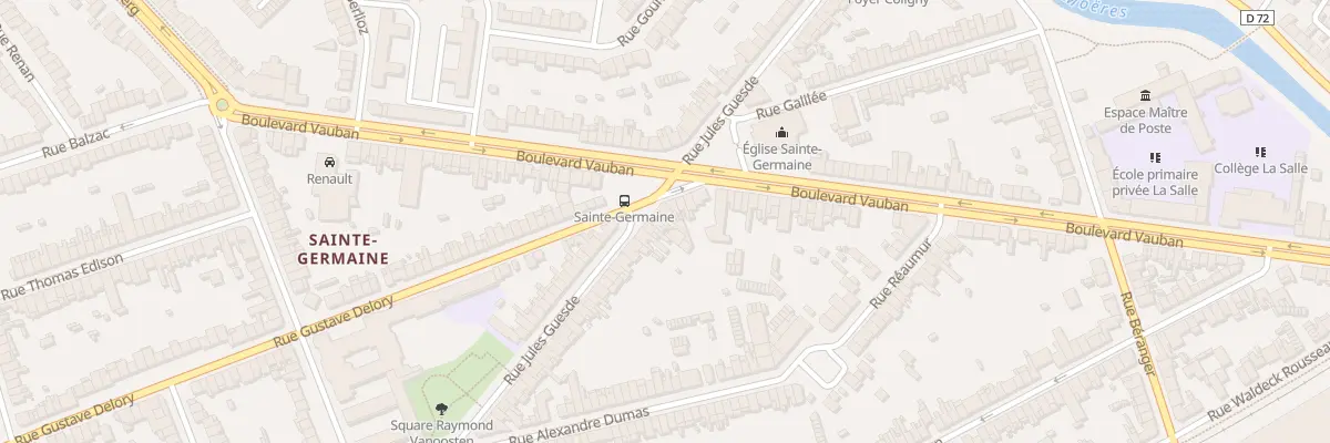 Plan du 202 Rue Jules Guesde à Coudekerque-Branche