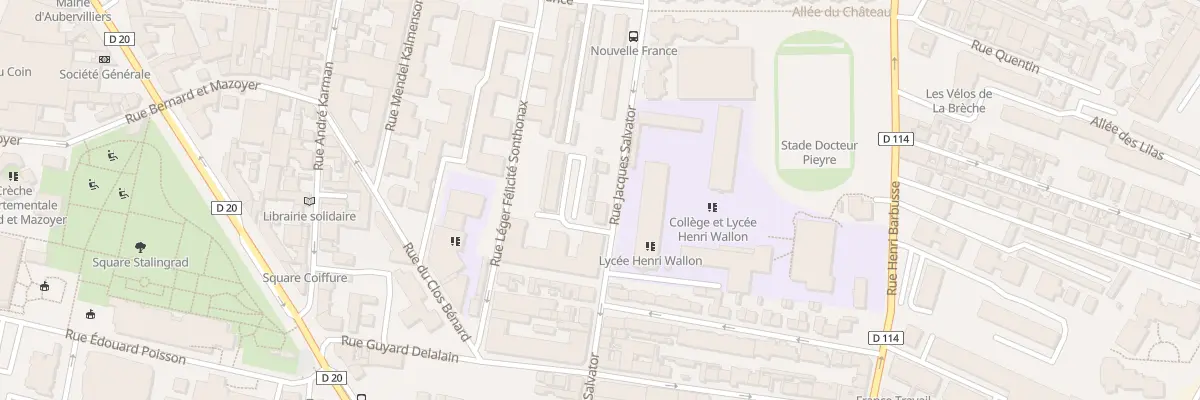 Plan du 143 Rue Jacques Salvator à Aubervilliers