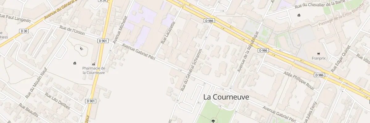 Plan du 61 Rue du Général Schramm à La Courneuve