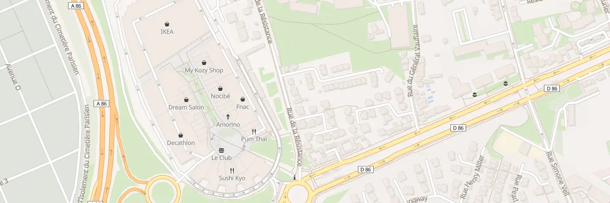 Plan du 20 Rue de la Résistance à Thiais