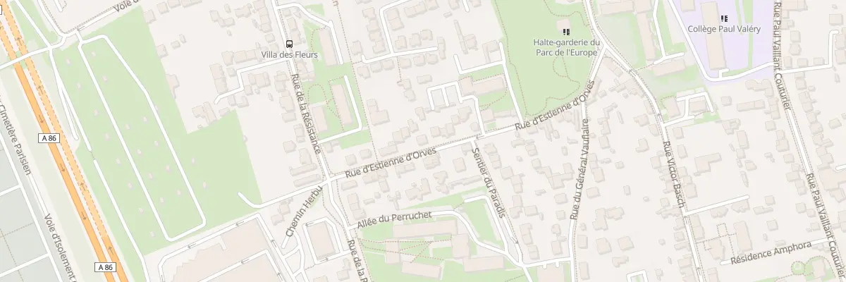 Plan du 32 Rue Estienne d’Orves à Thiais