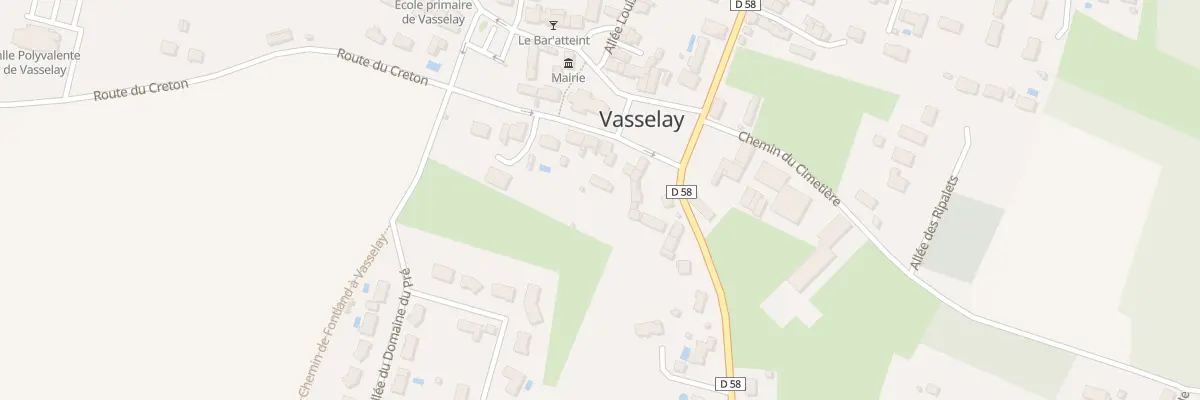 Plan du 8 Pl de l’Eglise à Vasselay