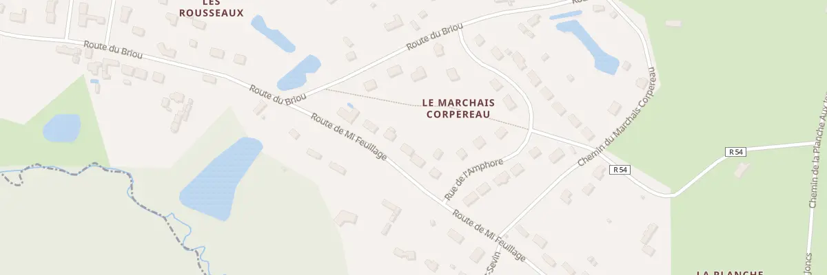 Plan du 9 Rte de Mi Feuillage à Bouzy-la-Forêt