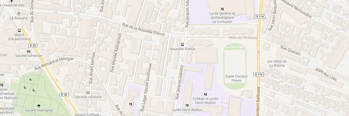 Plan du 159 Rue Jacques Salvator à Aubervilliers