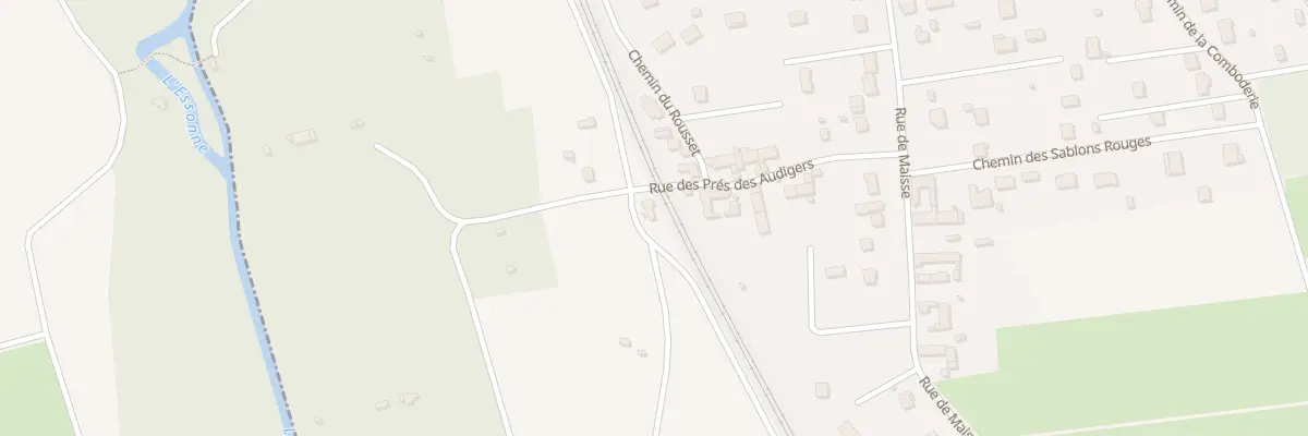 Plan du 9 Rue des Prés des Audigers à Boutigny-sur-Essonne