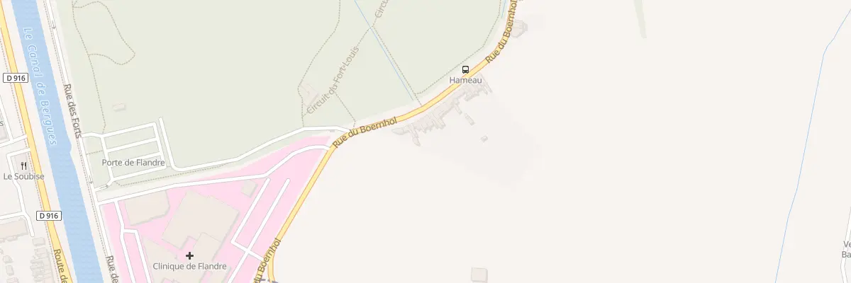 Plan du 245 Rue du Boernhol à Coudekerque-Branche