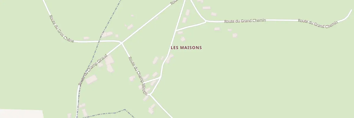Plan du 171 Rte du Champ des Dames à Nozières