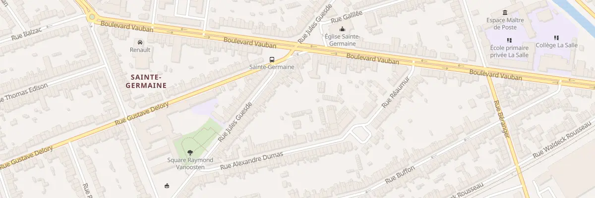 Plan du 192 Rue Jules Guesde à Coudekerque-Branche